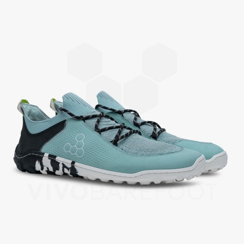 Zapatillas de Senderismo Vivobarefoot Tracker Decon Low FG2 Mens Mujer Azules | CL233NN