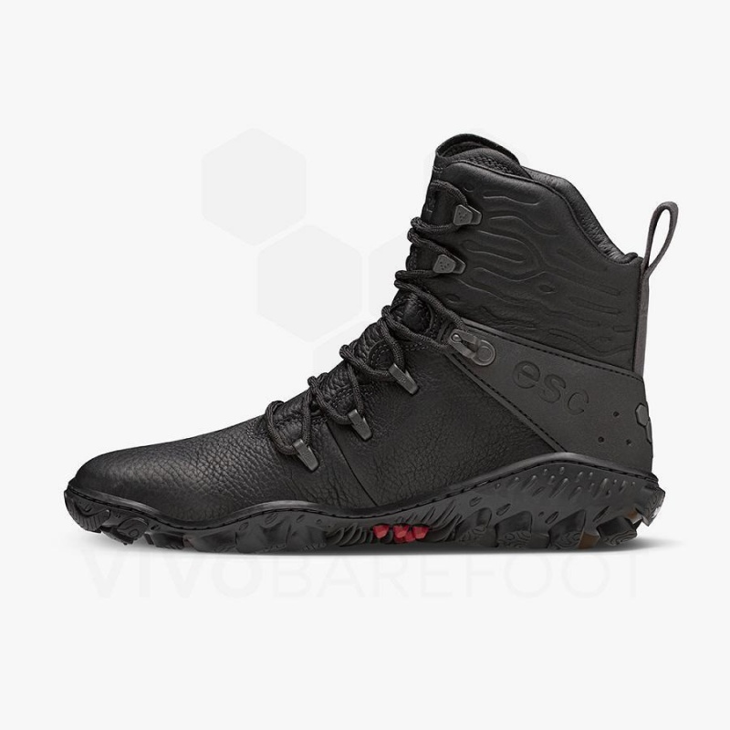 Zapatillas de Senderismo Vivobarefoot Tracker Forest Esc Hombre Obsidian | CL408UK