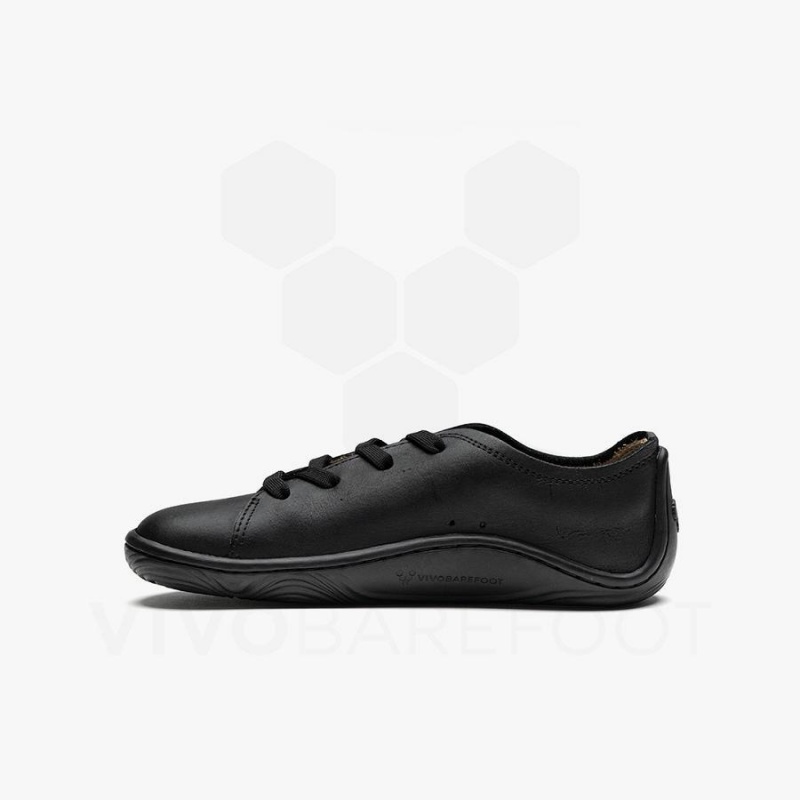 Zapatos Vivobarefoot Addis School Juniors Niños Negras | CL060EI