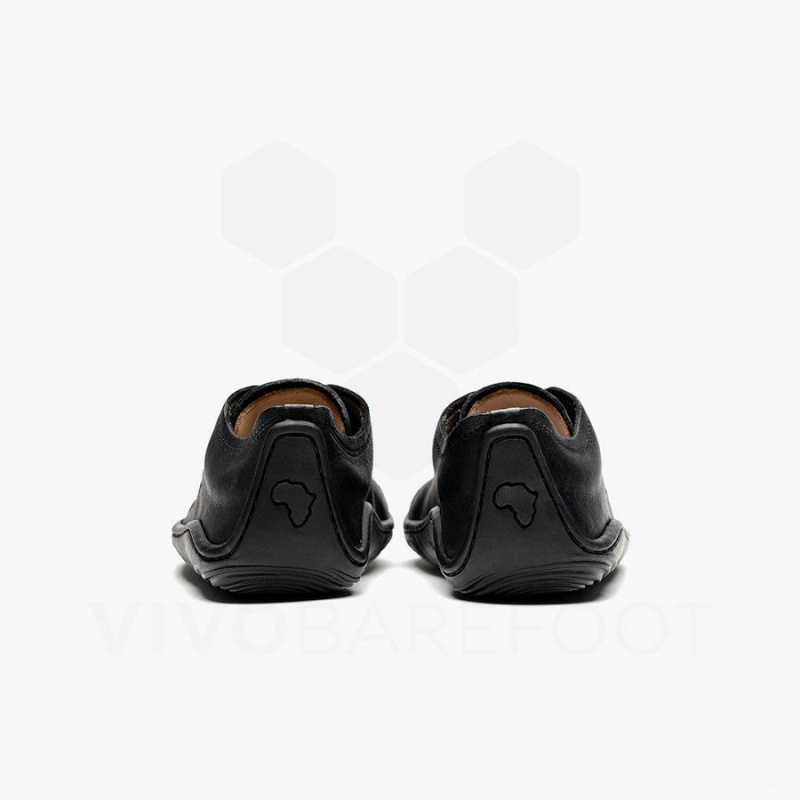 Zapatos Vivobarefoot Addis School Juniors Niños Negras | CL060EI