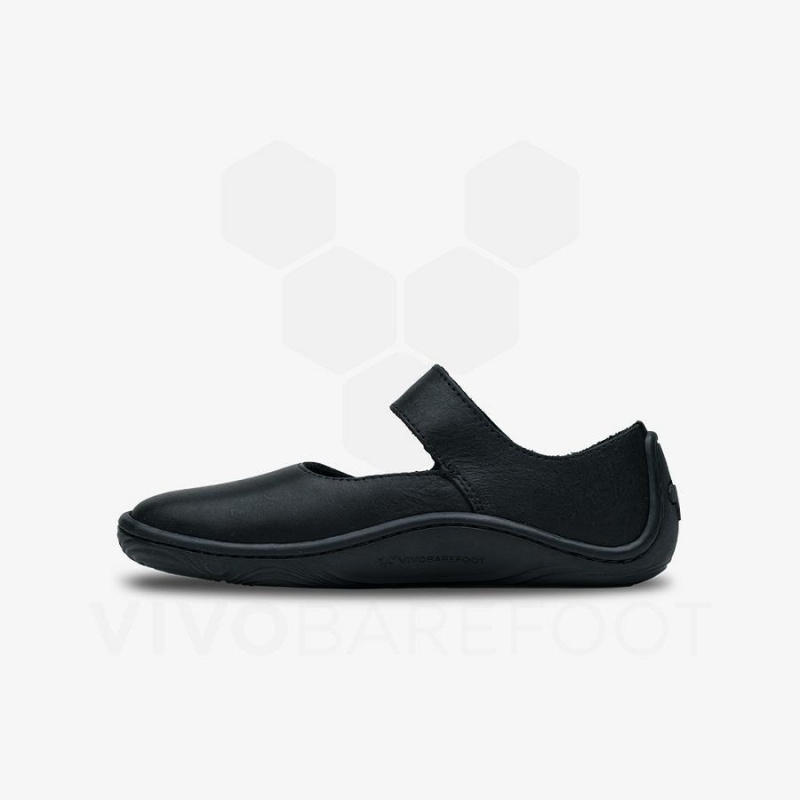 Zapatos Vivobarefoot Addis Wyn Niños Negras | CL059FU