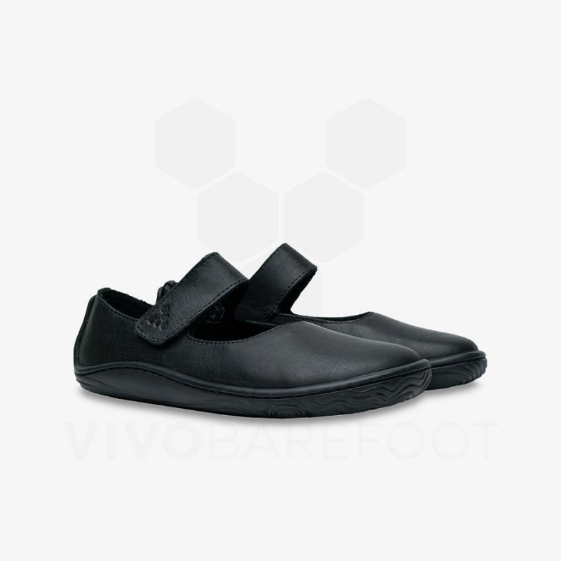 Zapatos Vivobarefoot Addis Wyn Niños Negras | CL059FU