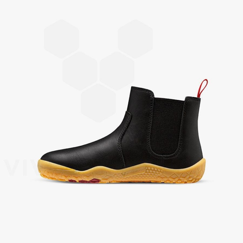 Zapatos Vivobarefoot Fulham II Niños Obsidian | CL020SZ