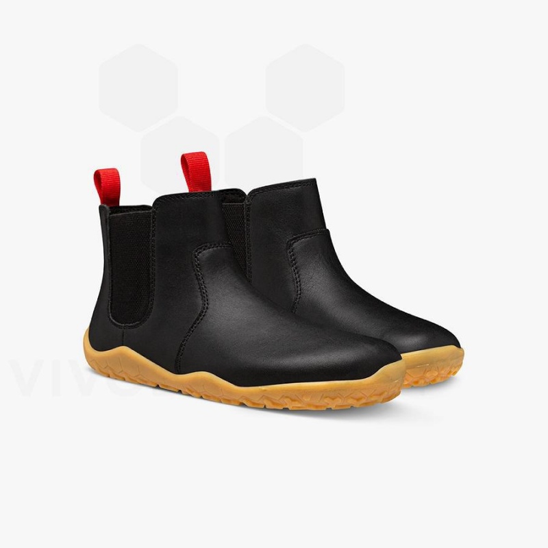 Zapatos Vivobarefoot Fulham II Niños Obsidian | CL020SZ