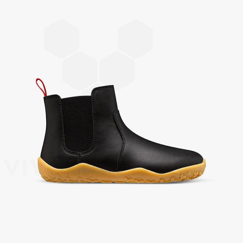 Zapatos Vivobarefoot Fulham II Niños Obsidian | CL020SZ