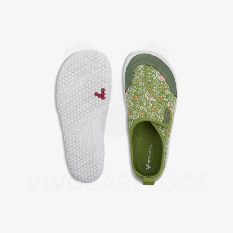 Zapatos Vivobarefoot Gaia Preschool Niños Verde | CL056IR