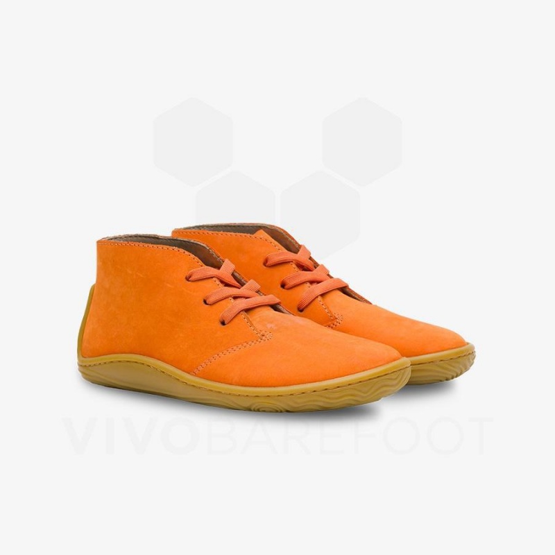 Zapatos Vivobarefoot Gobi Addis Juniors Niños Naranjas | CL008EI