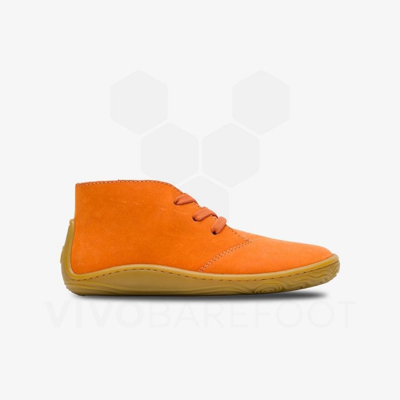 Zapatos Vivobarefoot Gobi Addis Niños Naranjas | CL013ZD