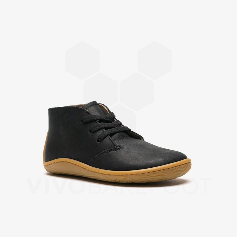 Zapatos Vivobarefoot Gobi Addis Niños Obsidian | CL015XG