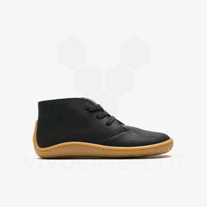 Zapatos Vivobarefoot Gobi Addis Niños Obsidian | CL012AS