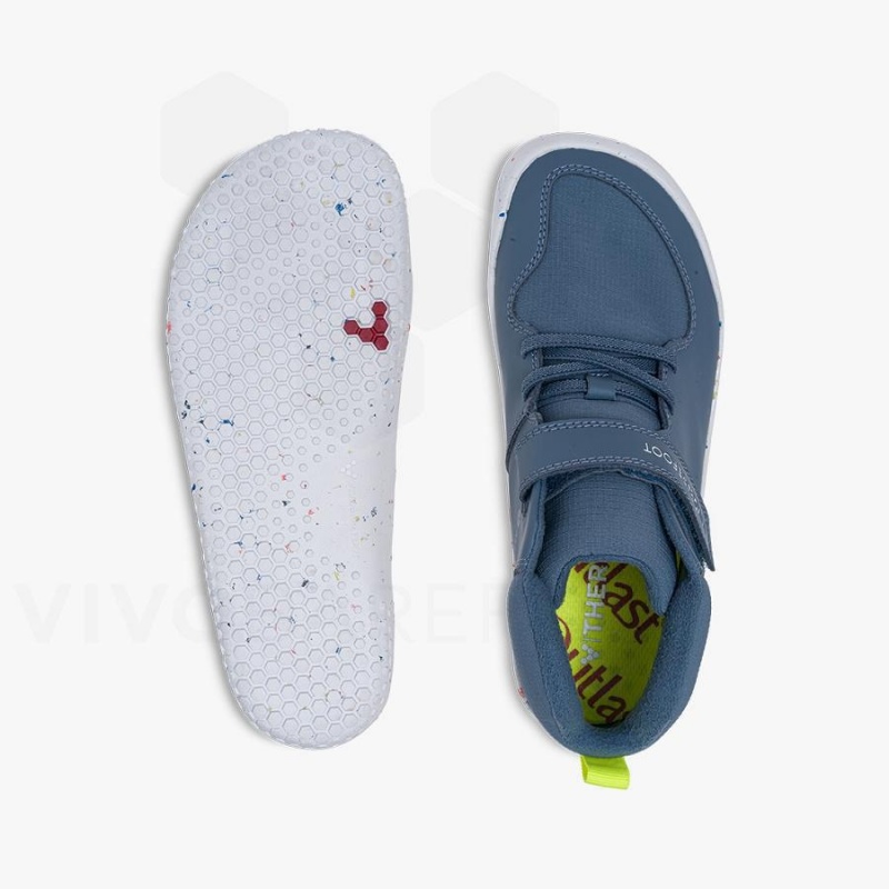 Zapatos Vivobarefoot Primus Ludo Hi Juniors Niños Indigo | CL027LQ