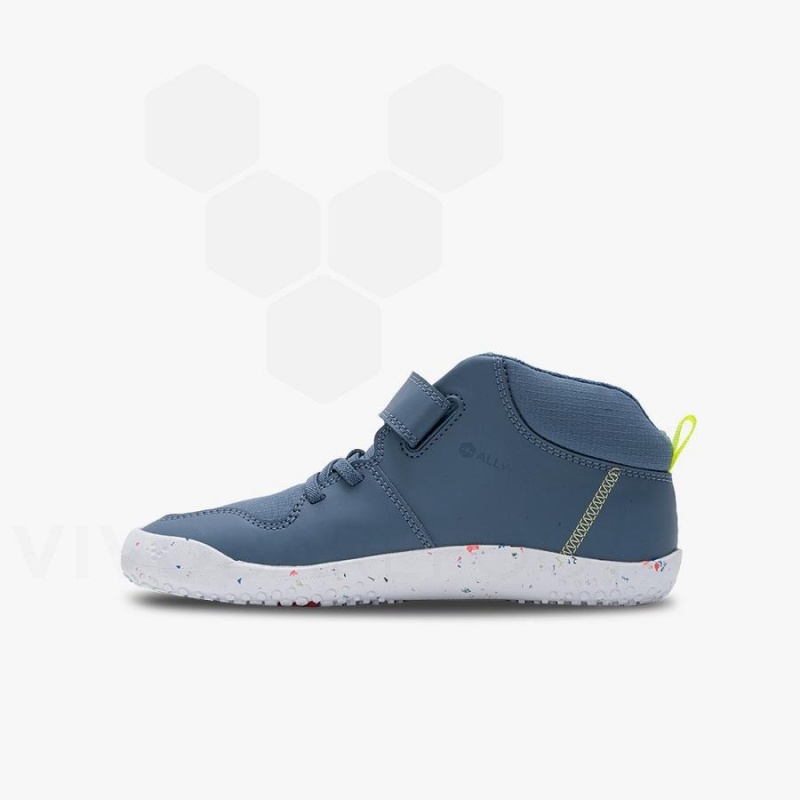 Zapatos Vivobarefoot Primus Ludo Hi Juniors Niños Indigo | CL027LQ