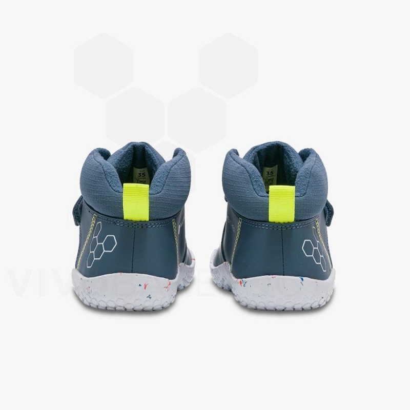 Zapatos Vivobarefoot Primus Ludo Hi Juniors Niños Indigo | CL027LQ