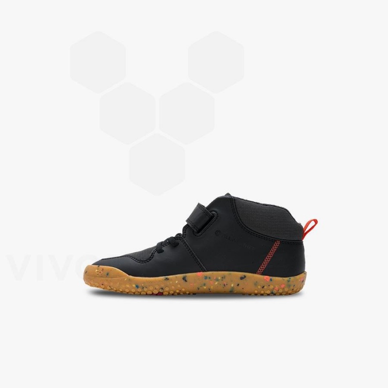 Zapatos Vivobarefoot Primus Ludo Hi Preschool Niños Obsidian | CL032GY