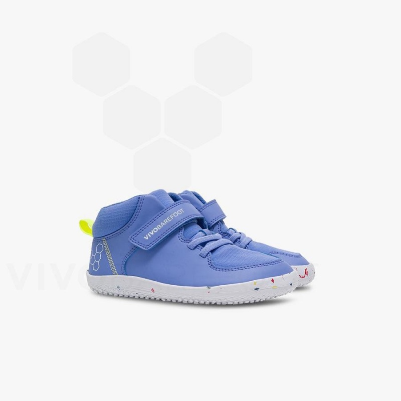 Zapatos Vivobarefoot Primus Ludo Hi Preschool Niños Azules | CL031HT