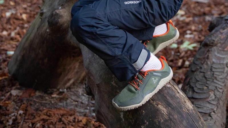 Zapatos Vivobarefoot Primus Trail II FG Niños Obsidian | CL025NN