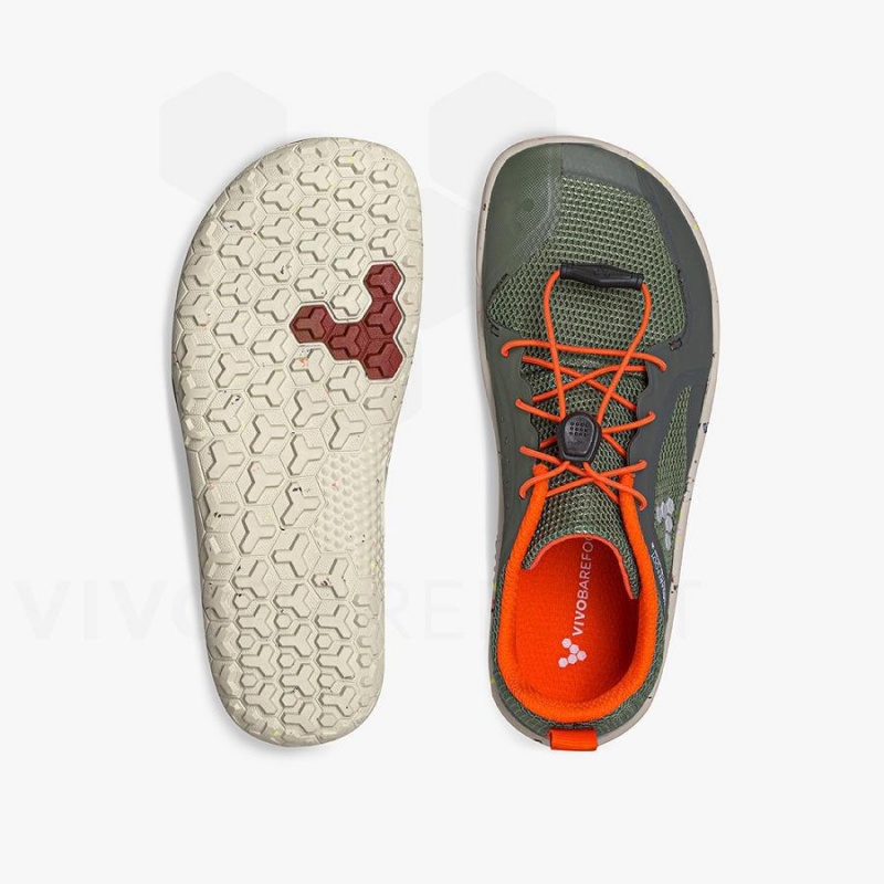 Zapatos Vivobarefoot Primus Trail II FG Niños Verde | CL024OB