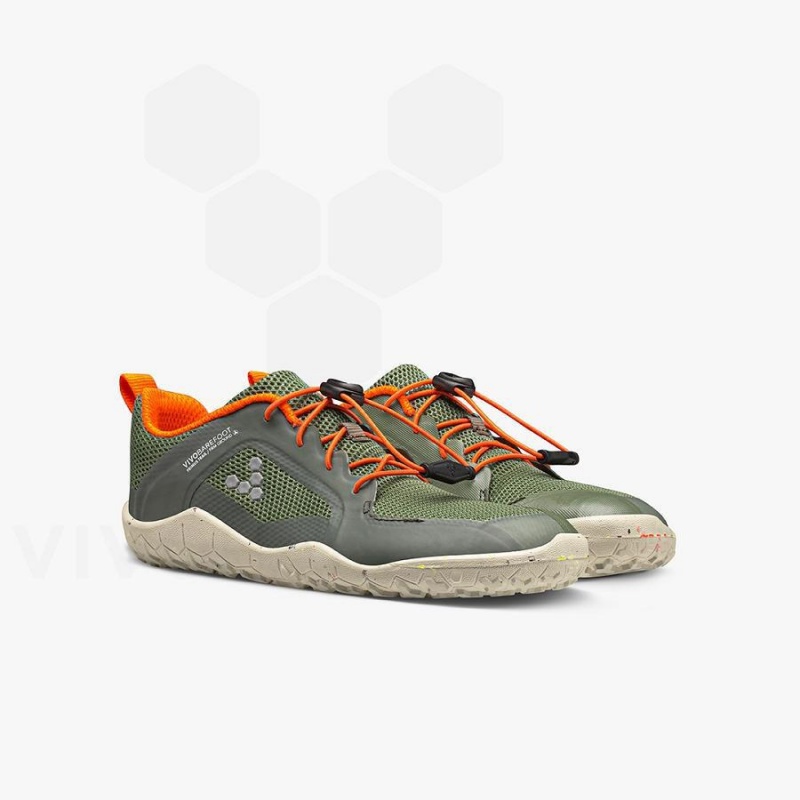 Zapatos Vivobarefoot Primus Trail II FG Niños Verde | CL024OB