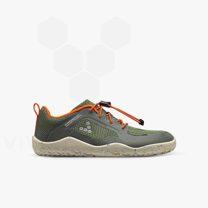 Zapatos Vivobarefoot Primus Trail II FG Niños Verde | CL024OB