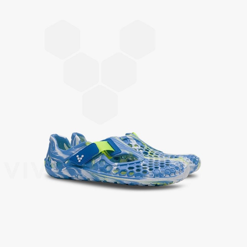 Zapatos Vivobarefoot Ultra Bloom Niños Azules Turquesa Claro | CL047RX