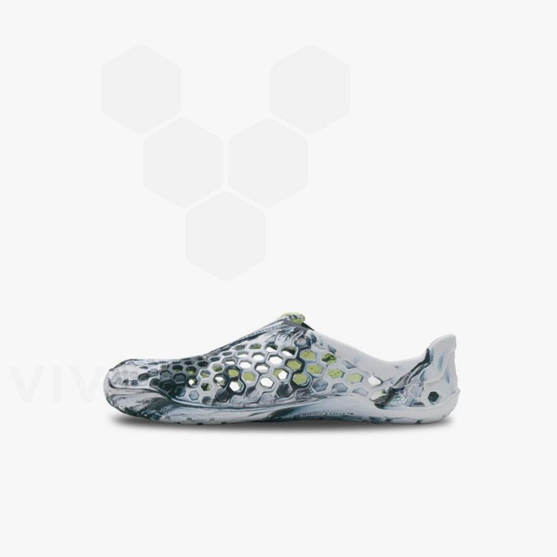 Zapatos Vivobarefoot Ultra Bloom Niños Obsidian Blancas | CL049PV