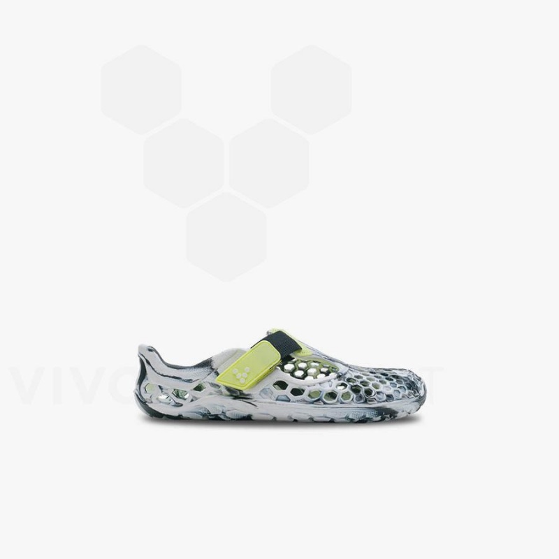 Zapatos Vivobarefoot Ultra Bloom Preschool Niños Obsidian Blancas | CL051NN